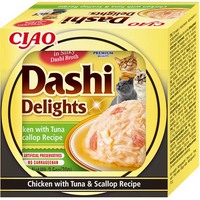Inaba Cat Dashi Delights nedves macskaeledel - csirke, tonhal, fésűkagyló