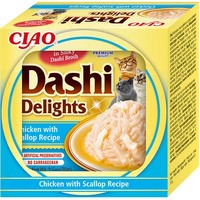 Inaba Cat Dashi Delights nedves macskaeledel - csirke, fésűkagyló